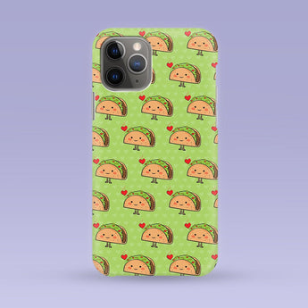Cute Mexican Taco iPhone Case - Multiple Case Sizes Available - Taco Phone Cover, Taco iPhone Case