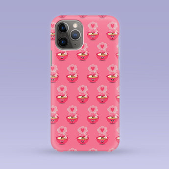 Pink Japanese Ramen iPhone Case - Multiple Case Sizes Available - Ramen Phone Cover, Ramen iPhone Case