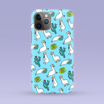 Funny Llama iPhone Case - Multiple Case Sizes Available - Llama Phone Cover, Cute Llama iPhone Case