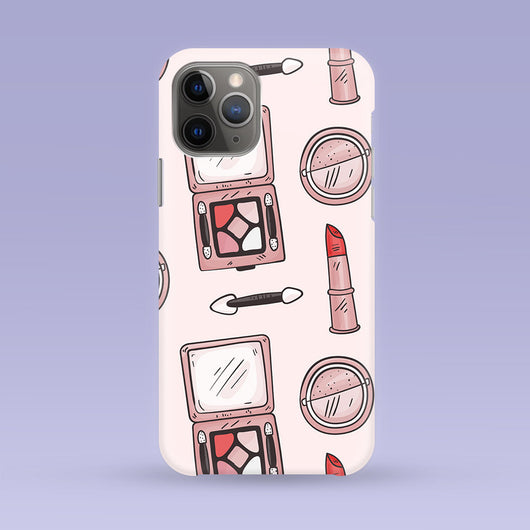 Cute Makeup iPhone Case - Multiple Case Sizes Available - Makeup Phone Cover - Makeup iPhone Case