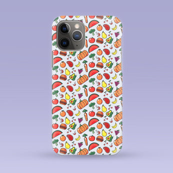 Foodie iPhone Case - Multiple Case Sizes Available -Food Themed Phone Cover - FoodiPhone Case