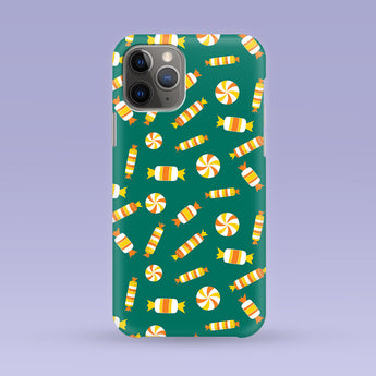 Green Halloween Candy iPhone Case - Multiple Case Sizes Available -Halloween Candy Cover - Halloween Candy iPhone Case