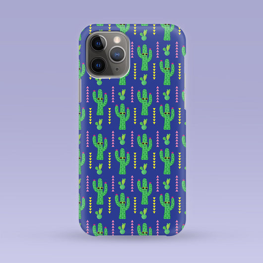 iPhone Case - Cactus Print - Multiple Case Sizes Available - Avocado iPhone Cover, Durable iPhone Case - Cute Cactus Case