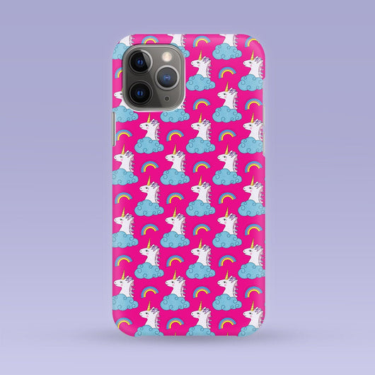 Pink Unicorn iPhone Case - Multiple Case Sizes Available - Unicorn Phone Cover, Durable iPhone Case - Unicorn iPhone Case