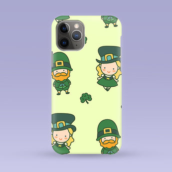 Cute Leprechaun Irish iPhone Case - Multiple Case Sizes Available - Leprechaun Phone Cover - Leprechaun iPhone Case