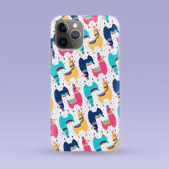 Cute Llama iPhone Case - Multiple Case Sizes Available - Llama Phone Cover - Llama iPhone Case