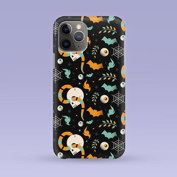 Halloween Spider, Bat iPhone Case - Multiple Case Sizes Available -Halloween iPhone Cover - Halloween iPhone Case