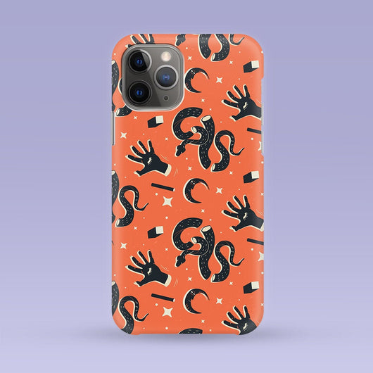 Halloween Snakes iPhone Case - Multiple Case Sizes Available -Halloween Snakes Cover - Halloween Snakes iPhone Case - Goth Horror